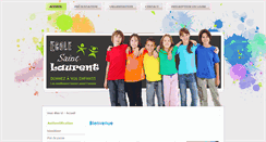 Desktop Screenshot of ecolesaintlaurent.be